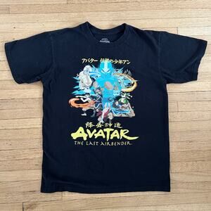 Avatar Anime T-Shirt The Last Airbender Manga Mens M Black